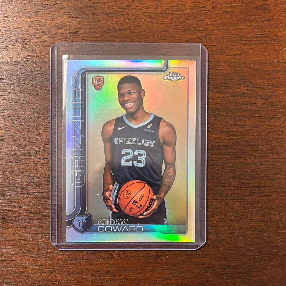 Cedric Coward Topps Chrome Refractor Rookie Card #261